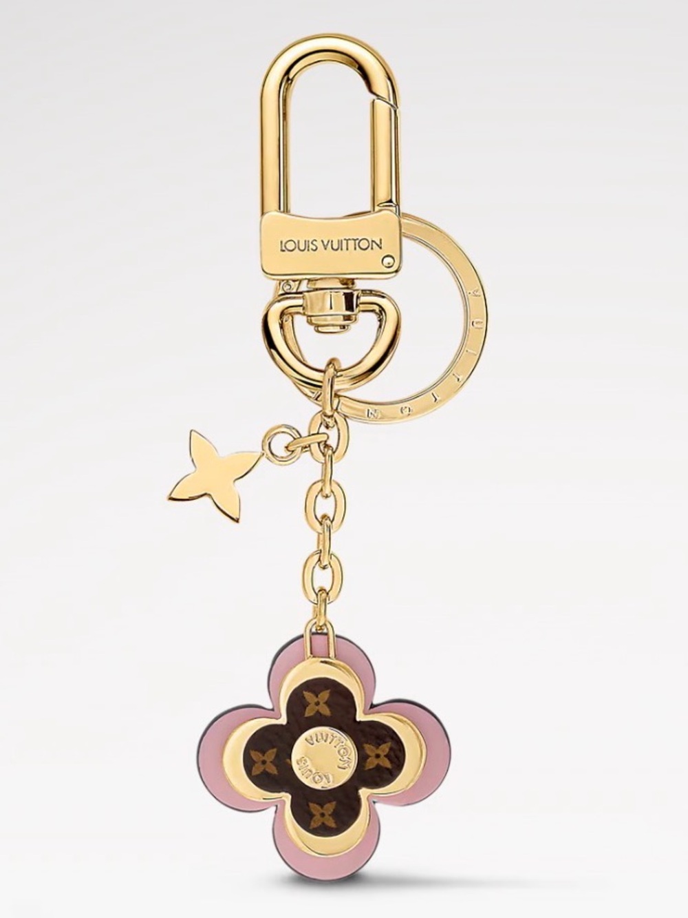 NWT Louis Vuitton Blooming Flowers BB bag charm & key holder